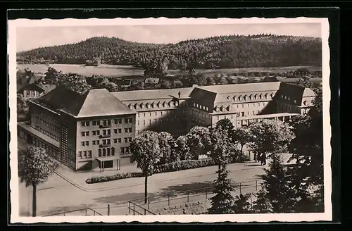 AK Oberschlema, Blick auf das Kurhotel und das Kurhaus