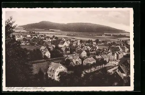 AK Oberschlema, Generalansicht nach dem Gleesberg