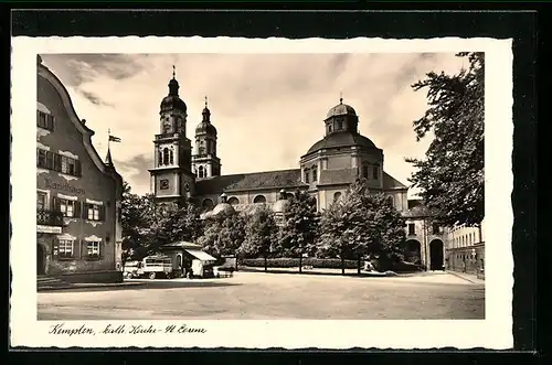 AK Kempten i. Allgäu, an der kathol. Kirche St. Lorenz