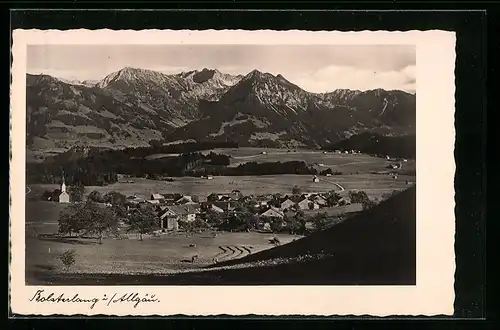 AK Bolsterlang im Allgäu, Generalansicht der Stadt im Tal