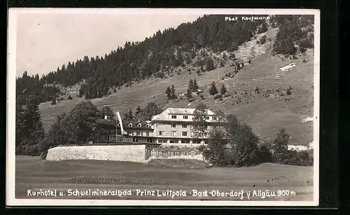 AK Bad Oberdorf / Allgäu, Kurhotel und Schwelmineralbad Prinz Luitpold