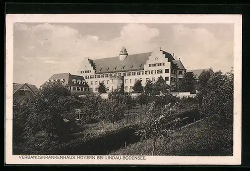 AK Lindau am Bodensee, Blick auf das Verbandskrankenhaus Hoyren