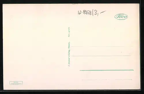 AK Füssen am Lech, Inneres der Franziskanerkirche