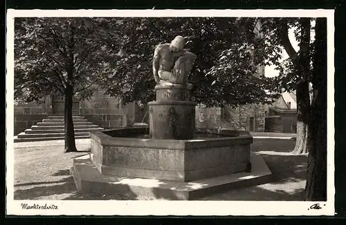 AK Marktredwitz i. Ofr., am Gedächtnisbrunnen