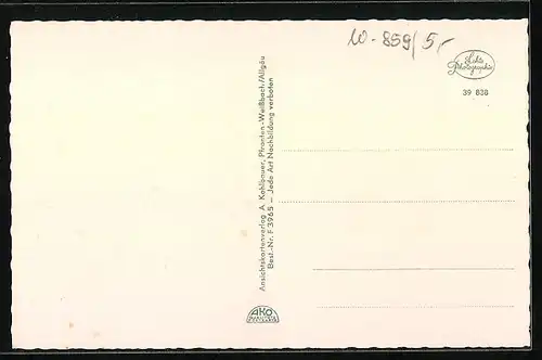 AK Marktredwitz in der bayr. Ostmark, Teilansicht mit Blick zur Kirche