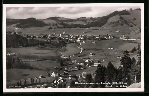 AK Oberstaufen-Weissach im Allgäu, Ansicht von Süden