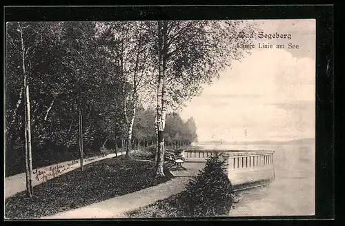 AK Bad Segeberg, Lange Linie am See