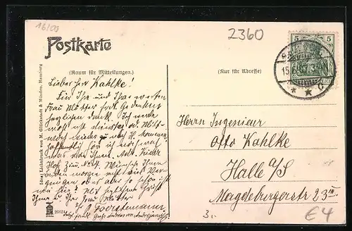 AK Bad Segeberg, Lange Linie am See