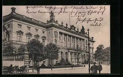 AK Berlin, das Abgeordnetenhaus in der Prinz Albrechtstrasse