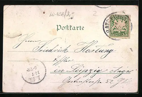 AK Bayreuth, vor dem königlichen Opernhaus