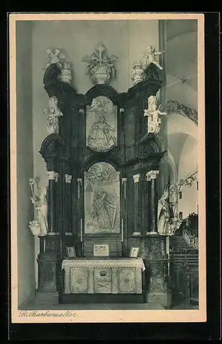 AK Goslar-Grauhof, St. Barbaraaltar, Kath. Pfarramt