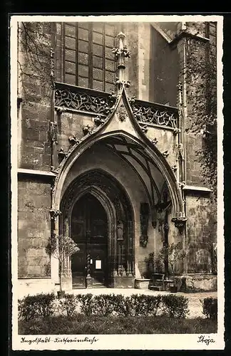 AK Ingolstadt, Eingang der Liebfrauenkirche