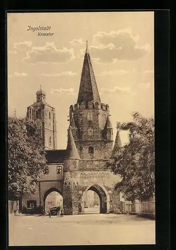 AK Ingolstadt, Blick zum Kreuztor