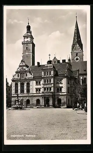 AK Ingolstadt, Blick auf das Rathaus