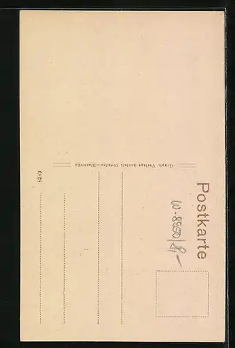 AK Kaufbeuren, Alte Stadtmauer mit fünfknöpfligem Turm