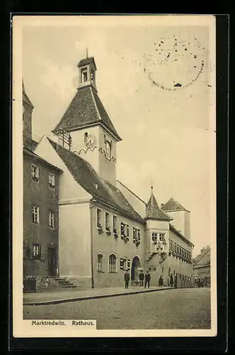 AK Marktredwitz, Blick auf das Rathaus