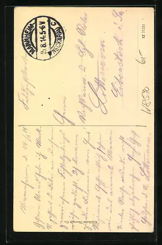 AK Marktredwitz, Blick auf das Rathaus