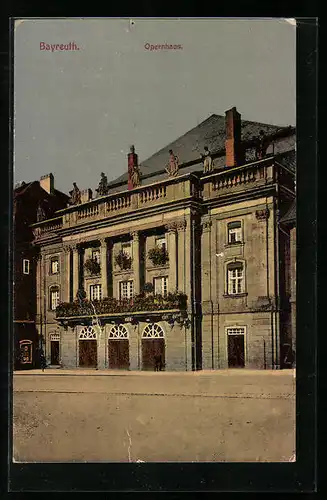 AK Bayreuth, Blick auf das Opernhaus