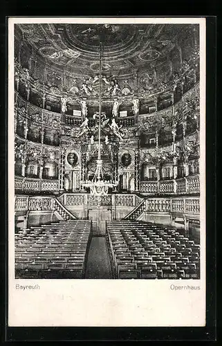 AK Bayreuth, Opernhaus von Innen