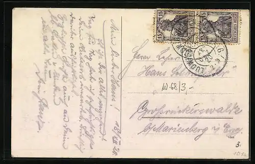 AK Mannheim, Stadtpark, Sternwarte u. Jesuitenkirche