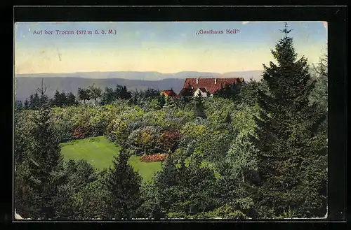 AK Tromm, Gasthaus und Pension Zur schönen Aussicht V. Keil