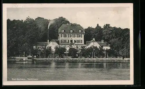 AK Bad Nauheim, Teichhaus am Wasser