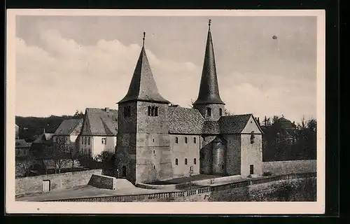 AK Fulda, Ansicht von Michaelskirche