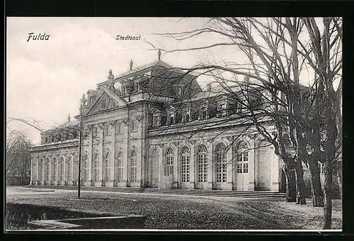 AK Fulda, Blick auf Stadtsaal