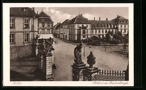 AK Fulda, Blick in die Friedrichstrasse