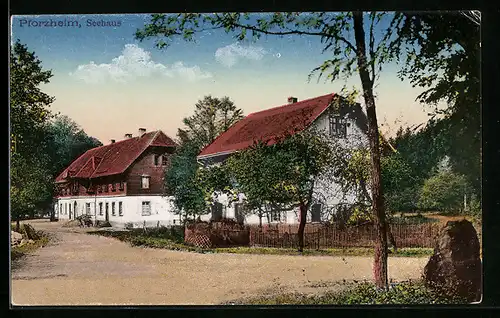 AK Pforzheim, Blick auf das Seehaus