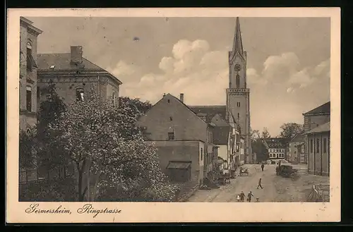 AK Germersheim, Blick auf die Ringstrasse