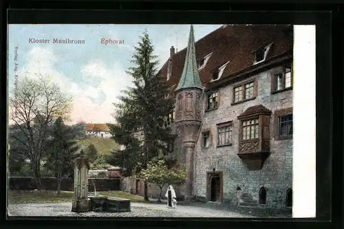 Relief-AK Maulbronn, Kloster und Ephorat