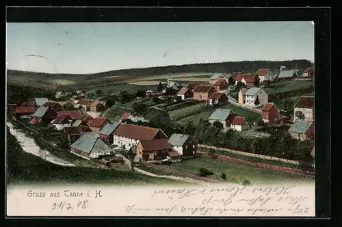 AK Tanne i. H., Blick auf den Ort