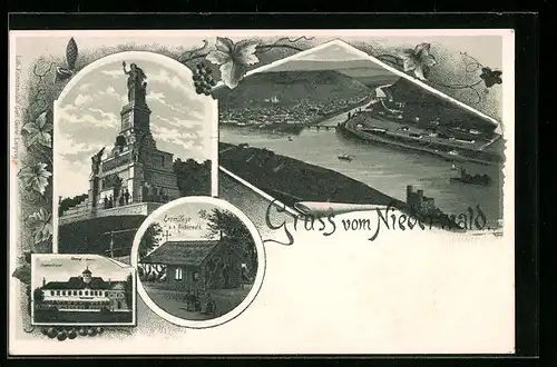 AK Niederwald, Eremitage und Jagdschloss