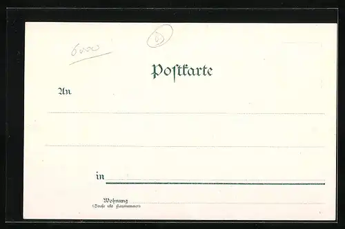 Künstler-AK Weinheim, Idylle an der Fuchs`schen Mühle