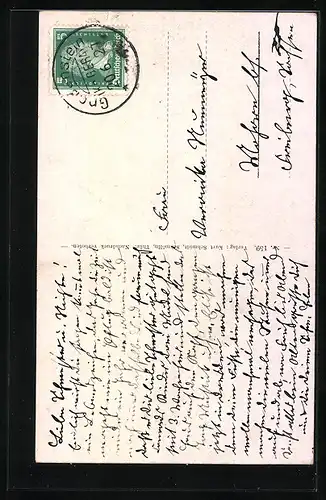 AK Zwei Kinder Händchen haltend in thüringischer Tracht