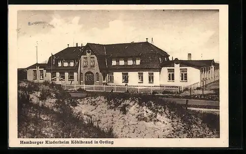 AK Ording, Hamburger Kinderheim Köhlbrand