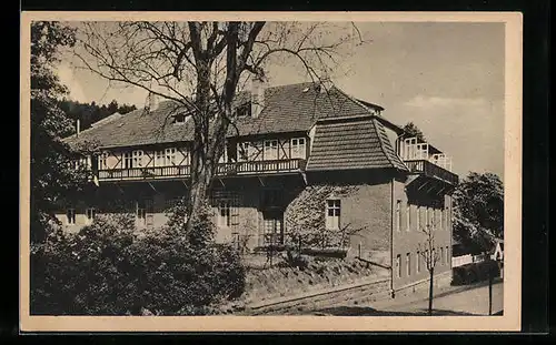 AK Bad Frankenhausen, Blick aufs Haus