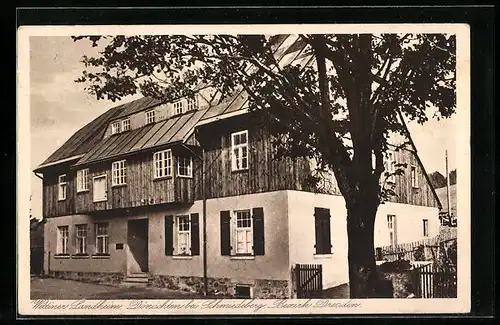 AK Schmiedeberg /Bezirk Dresden, Ansicht von Wettiner Landheim Dönschten