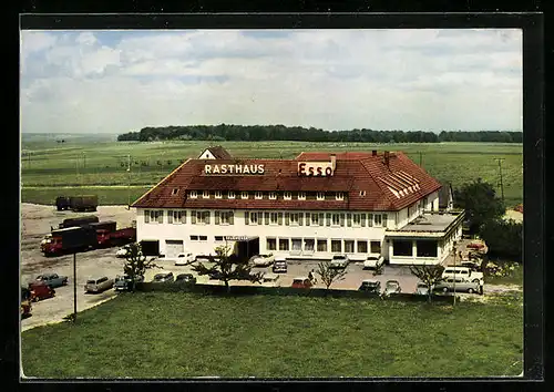 AK Ulm-Seligweiler, Raststätte Esso-Station, Bes. Karl Schmid