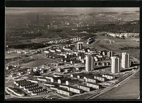 AK Ulm, Wohnstadt Braunland vom Flugzeug aus