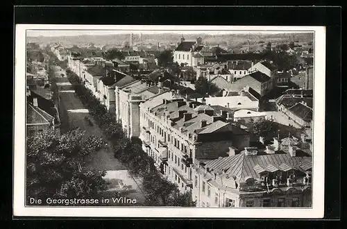 AK Wilna, Blick auf die Georgstrasse