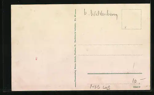 AK Görbersdorf i. Schles., Waldschenke im Büttnergrund