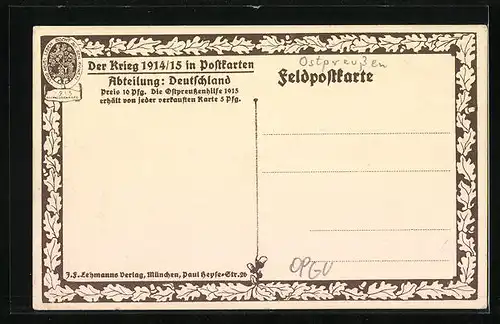 AK Pillkallen, Nach Vertreibung der Russen