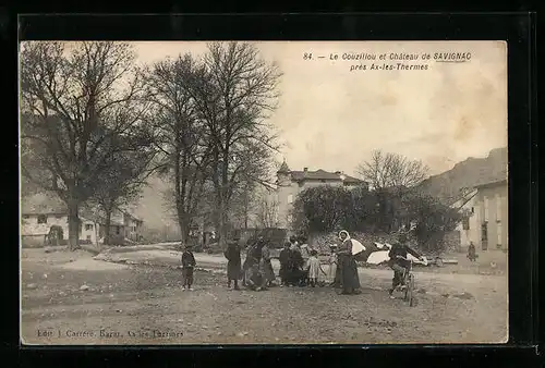 AK Savignac prés Ax-les-Thermes, le Couzillou et Château