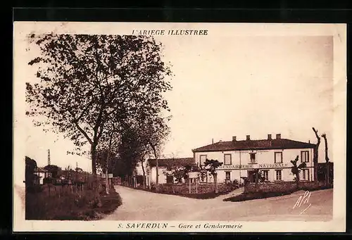 AK Saverdun, Gare et Gendarmerie