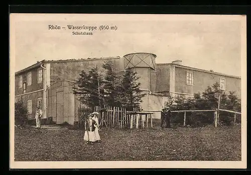 AK Gersfeld, Wasserkuppe, Schutzhaus