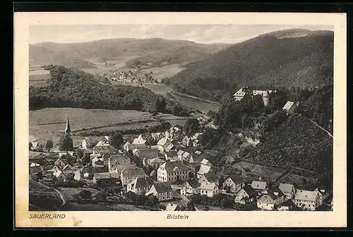 AK Bilstein /Sauerland, Ortsansicht aus der Vogelschau