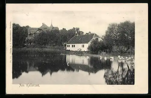 AK Eutin, Am Kellersee mit Haus