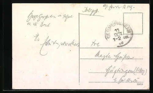 AK Germersheim, Kath. Kirche mit Klosterkaserne